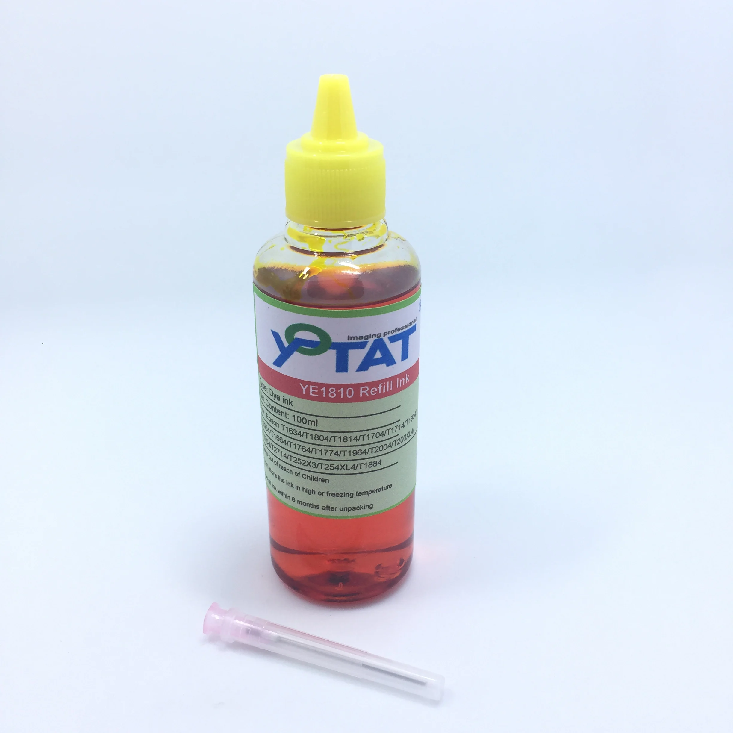 YOTAT 100ml Refill Dye Ink Compatible for Epson T1631 T1801 T1811 T1701 T1711 T1901 T1911 T1931 T1981 T1661 T1671 T1761 T1771