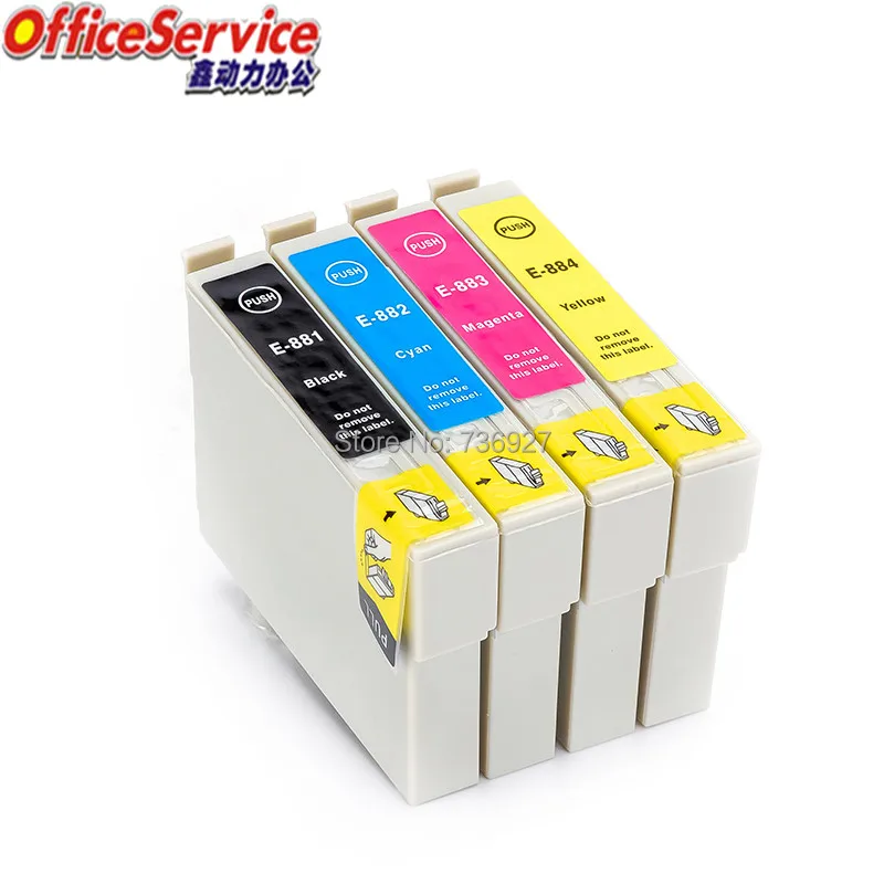 T0881 Ink cartridge Compatible For Epson Stylus NX105 NX110 NX115 NX200 NX215 NX300 CX4400 CX4450 CX7400 CX7450 NX100 printer