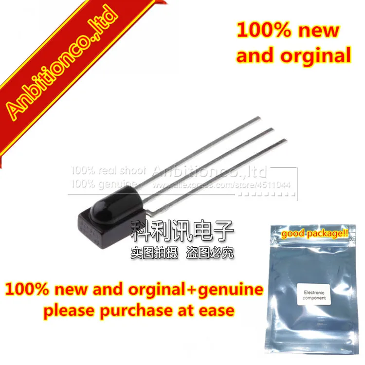 

10pcs 100% new and orginal TSOP38438 950nm DIP-3 IR Receiver Modules for Remote Control Systems in stock