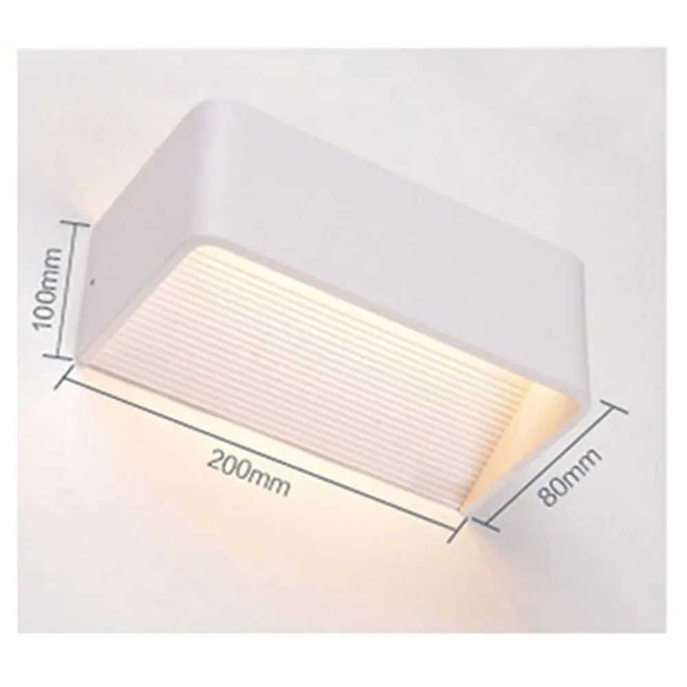 LED Wall Lamp Corridor Hotel Bedroom Living Room Bedside Wall Lamp Modern Simple Mirror Headlamp Long AC90v-260v