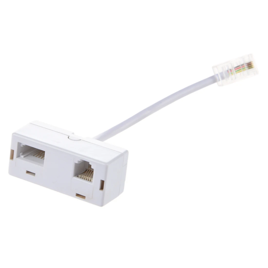 Cheapest ! RJ45 Plug to BT RJ11 Secondary Splitter Telephone Adapter for converting RJ45 wall socket to BT RJ11 Socket connector