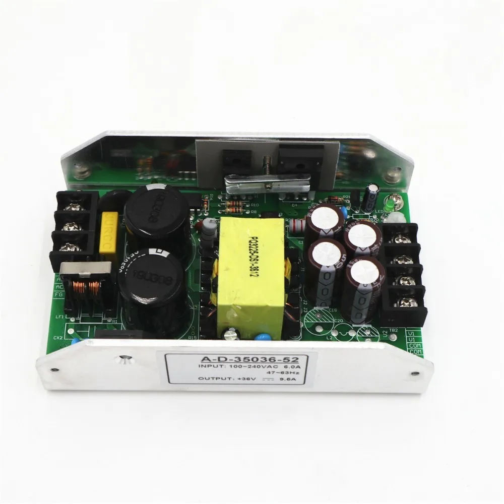 350W IN AC100V-240V out DC36V 9.5A low noise mute digital audio amplifier power board