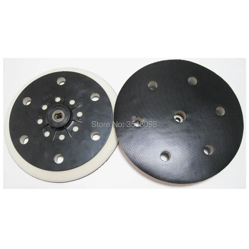 후크 및 루프 6 홀 8 "210mm 백업 패드, 9mm 및 샌더, 자동차, 복원 용 교체.