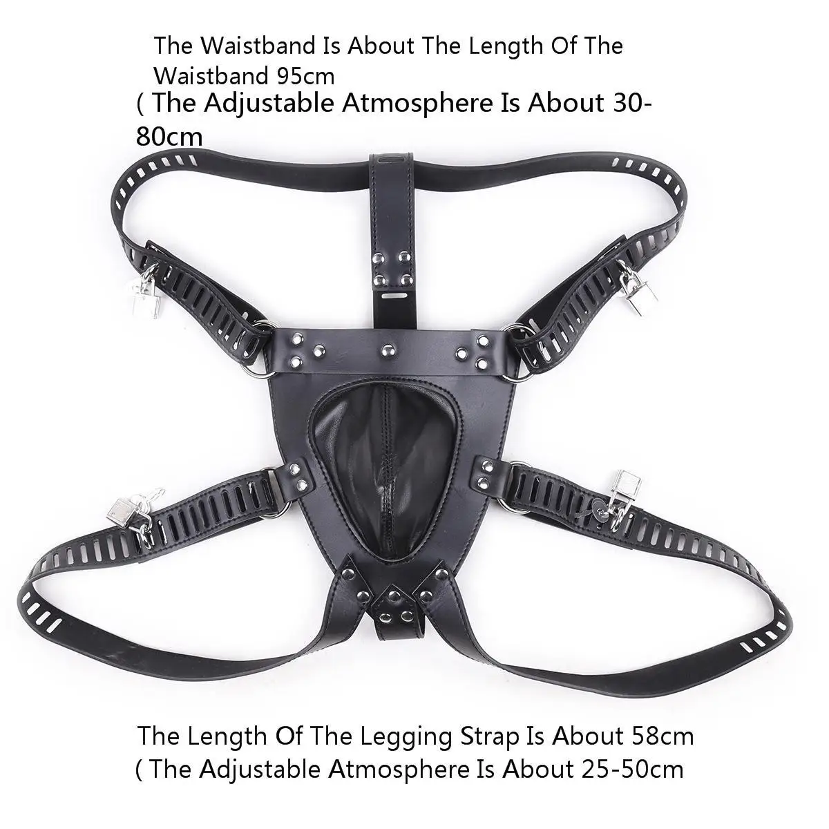 Adult Games PU Leather Sexy Panties BDSM Bondage Fetish Restraints Penis Cock Cage Male Chastity Devices Belt Erotic Toys