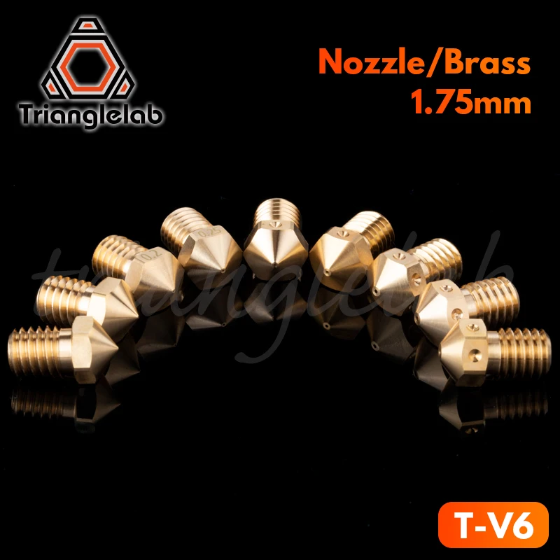 Trianglelab buse T-V6 Top qualité V6 buse pour imprimantes 3D hotend M6 fil pour buses hotend tatan extrudeuse