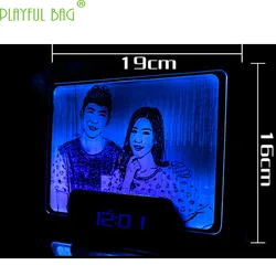 Self customized photo frames Creative DIY custom LED lamp Novelty home decoration Gifts for children Couples's presents