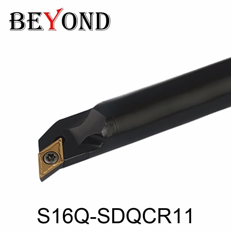 BEYOND Al di LÀ di S10K-SDQCR07 S12M-SDQCR07 S16Q-SDQCR07 S20R-SDQCR11 Cnc Tornitura Interna Tornio Foro Taglierina noioso bar SDQCR per DCMT 11T308-