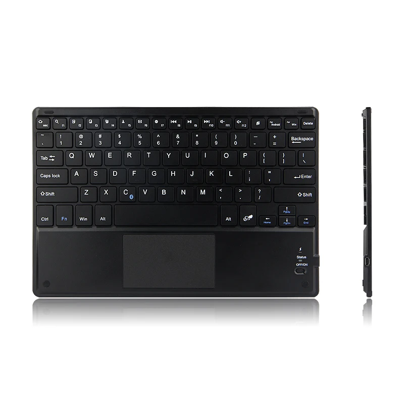 HUWEI Russian English 8 9 8.0 10 10.1 inch Tablet PC Keyboard With Touch Mouse Bluetooth Keyboard For Android, Windows, iOS