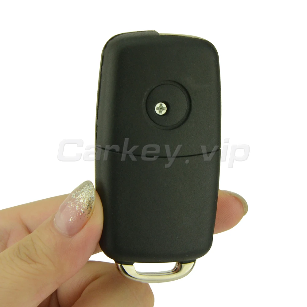 Remotekey 2pcs 300 959 753AA Flip Remote Key Shell 3 Button For VW Touareg 2004 2005 2006 2007 2008 2009 2010 2011