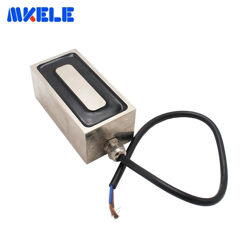 

Ultrathin Rectangle Electro Holding Magnet Mkp100/50 Pure Copper Coil Solenoid Sucker Electromagnet Dc 12v