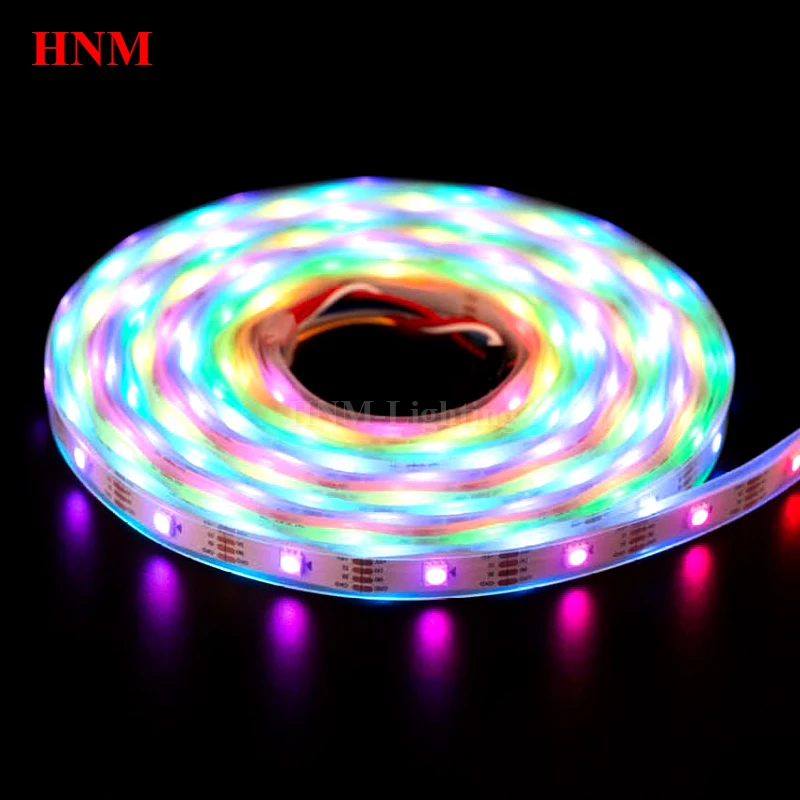 5M 30LEDs/m 5050 SMD RGB LED Strip WS2813 Pixel Light DC5V Neon Flexible TV Tape Lamp White/Black PCB IP20/IP65/IP67