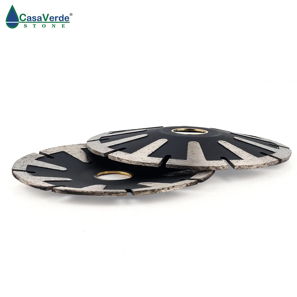 DC-TCCB01 D115mm T-Segmented Concave Blade Diamond Blade For Curved Cutting Turbo Rim 4.5\