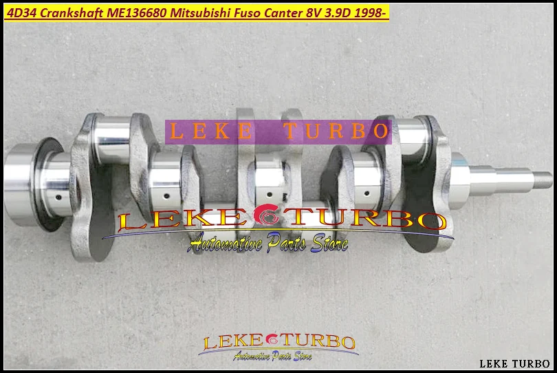 4D34 Crankshaft ME136680 For Mitsubishi Fuso Canter 8V 3.9D 1998- ME-136680 3.9L