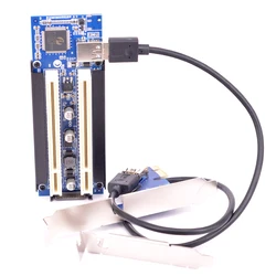 PCIe x1 x4 x8 x16 to Dual PCI slots Adapter Pci express to 2 pci card