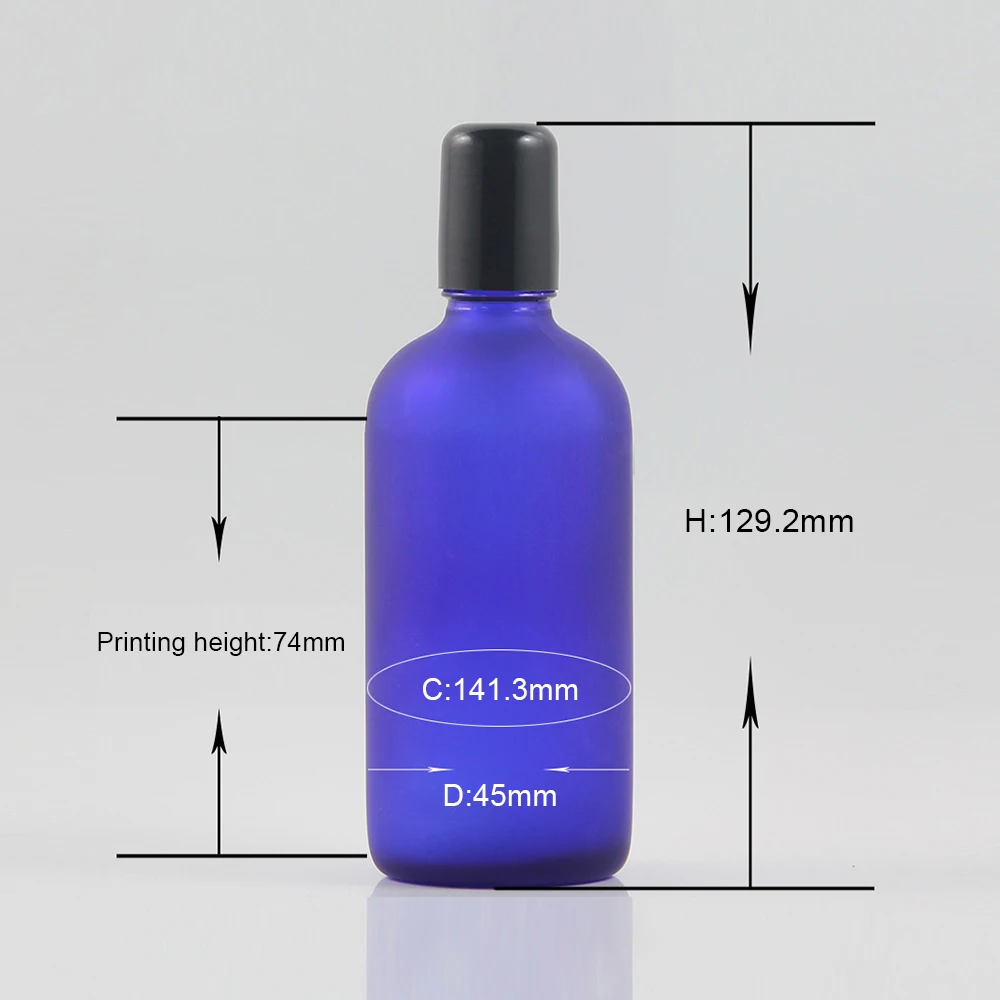 100ml roller glass bottle and stainless steel ball 100ml, 100ml cosmetic packaging for sale