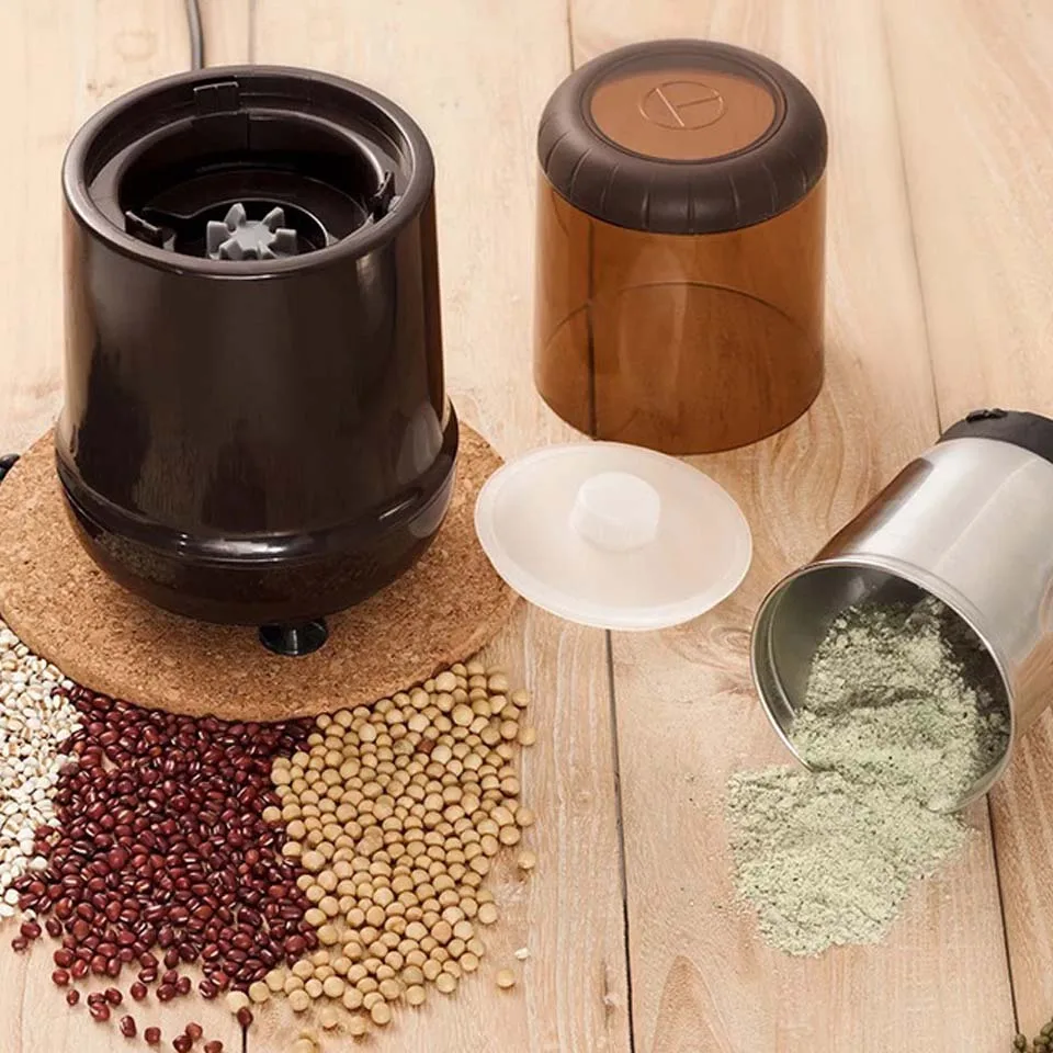 เครื่องบดเมล็ดกาแฟแบบใบพัดที่บีบคุกกี้ใบมีดสำหรับใช้ในร้านกาแฟสมุนไพรเครื่องเทศ penggiling Kopi ไฟฟ้าเครื่องมือเครื่องใช้ในครัว