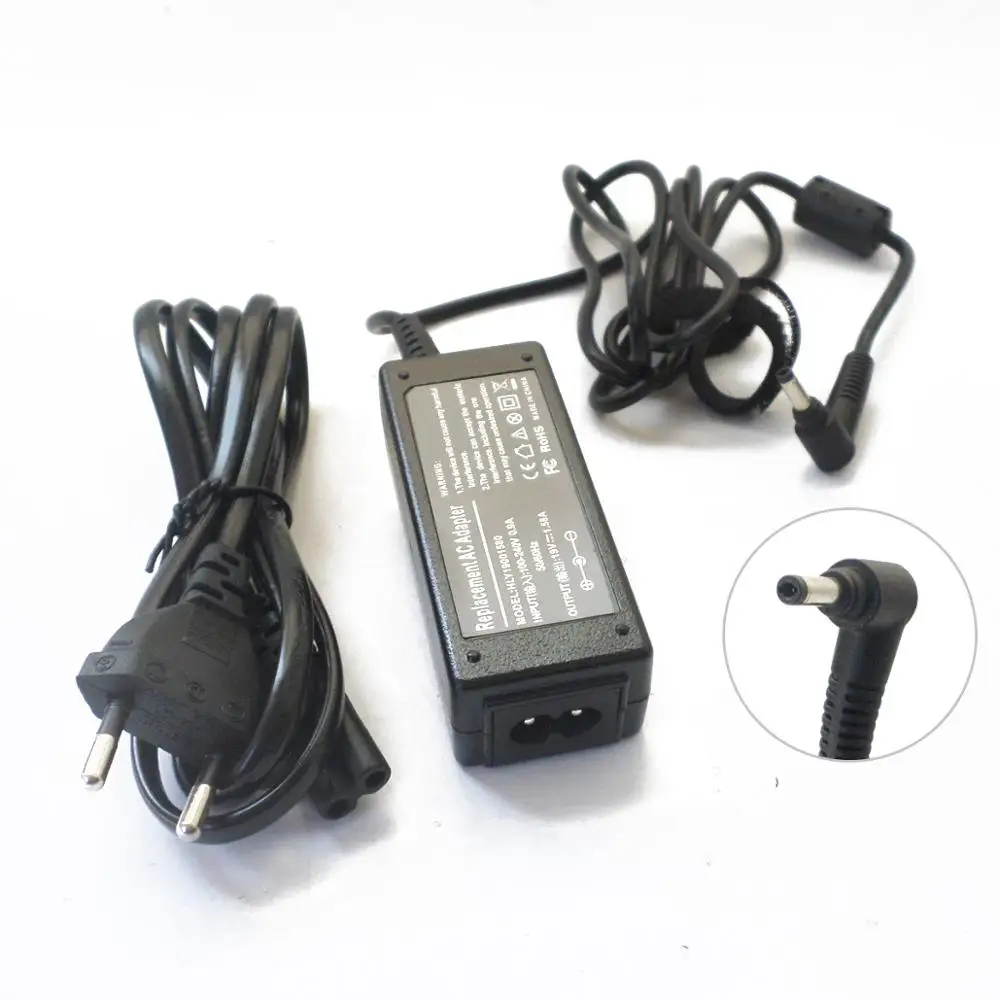 Power Supply Cord Battery Charger For HP Mini 1030 1033 1035NR 1100PC 210-1091NR CQ10 30W Netbook PC AC Adapter 100~240v 50~60Hz