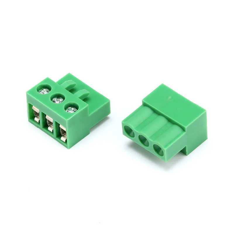 5Pcs/Lot HT5.08 2P/3P/4P/5P/8P Pluggable Through Hole Terminal 300V 10A KF2EDGK 5.08mm pitch PCB connector screw terminal block