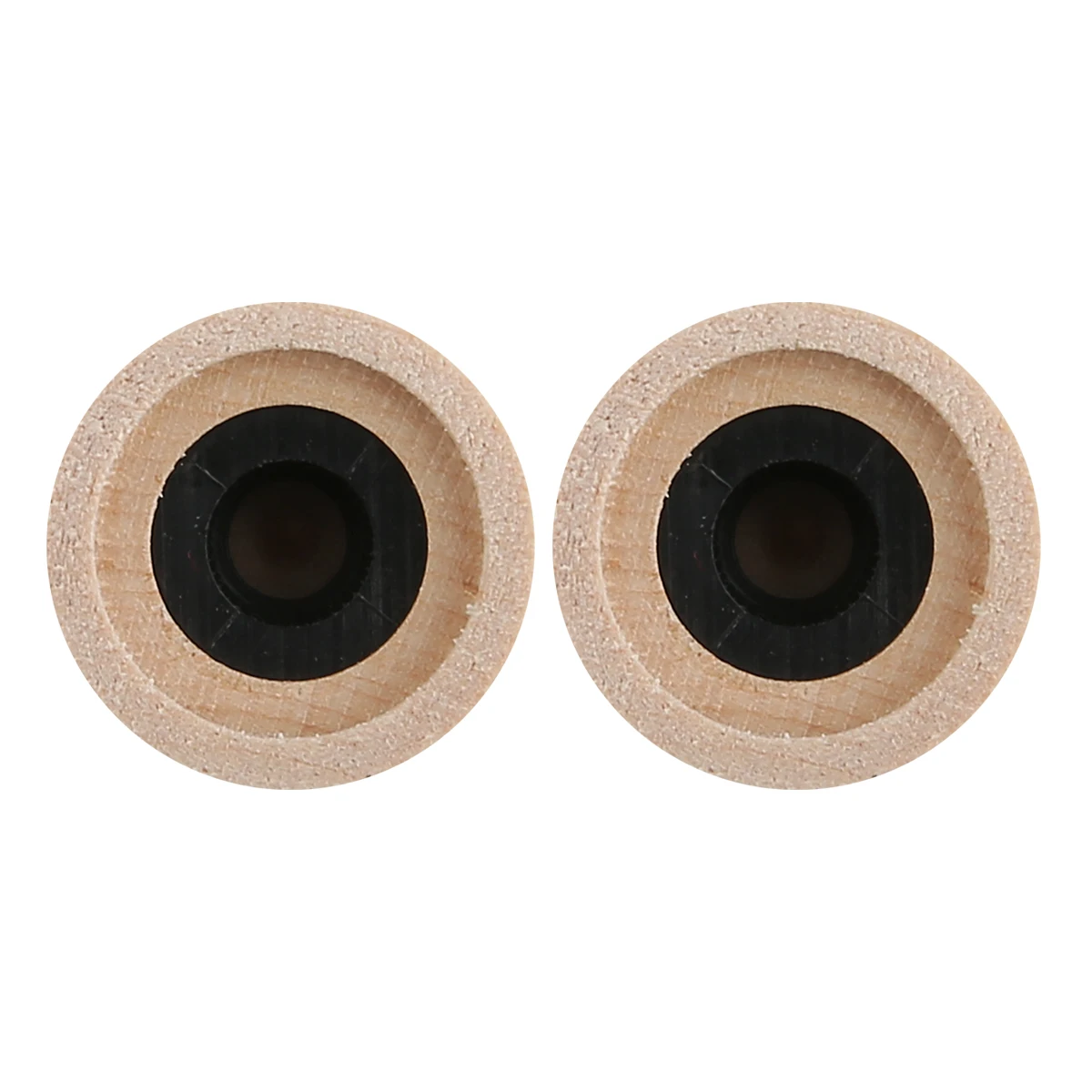 KAISH 2-Pack Wood Knobs TL Style Flat Top Dome Knobs Guitar Bass Wood Knob Barrel Knobs Maple/Rose/Walnut Wood