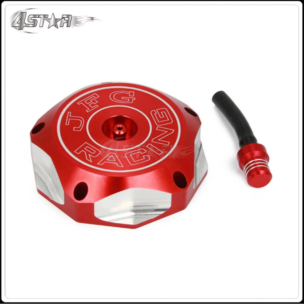 

Motorcycle CNC Red & Black Billet Gas Fuel Petrol Tank Cap Cover For HONDA XR 70 80 100 200 250 CRF250 XR400 CRF450 XR600 TRX