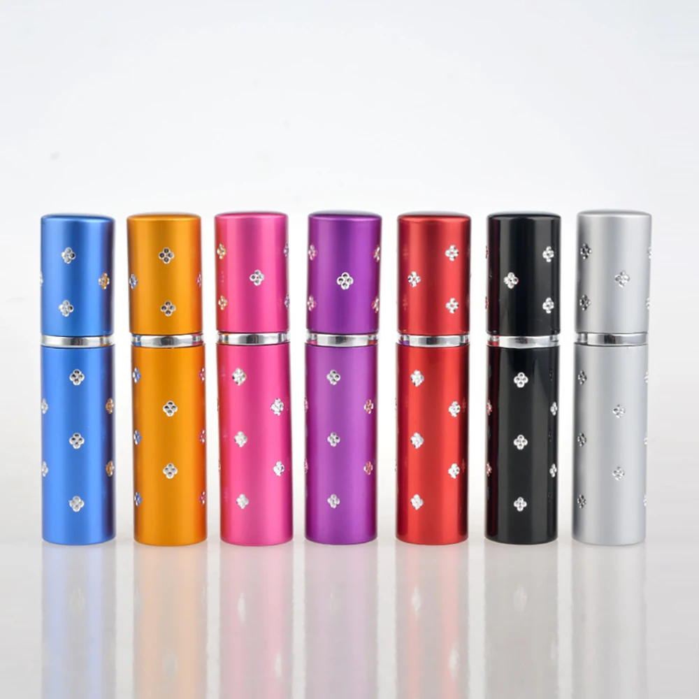 

5ml Refillable Portable Mini Perfume Bottle, Traveler Aluminum Spray Atomizer Empty Perfume Bottle Wholesale