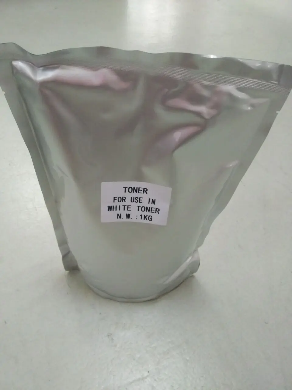 White toner powder for Special machine.1kg/bag.with aluminum foil bag