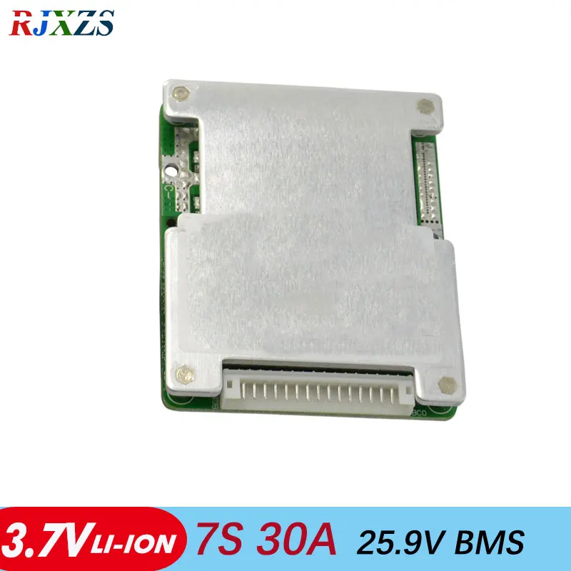 7S 30A bms  new Li-ion 42V 30A BMS  PCM  with balance for electric bike electric device 30a bms