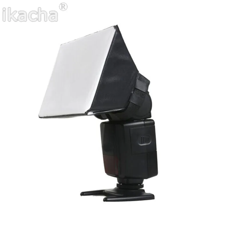 การถ่ายภาพ Flash Softbox Diffuser Mini Softbox Kit กล้องถ่ายภาพแบบ Soft Box แฟลชสำหรับ Canon EOS สำหรับ Nikon ความเร็ว