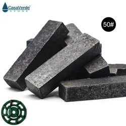 12pcs/set Grit 50 Diamond Segments for Surface Grinding and Polishing Machine Rough Grinding Granite Slabs
