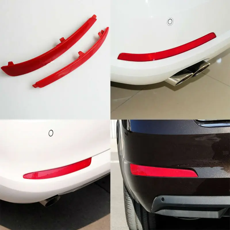 For octavia A5 A7 RS special rear bumper reflectors false lights trim bumper lights Decorative  Styling Mouldings