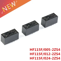 リレー HF115F 012-2ZS4 JQX-115F 024-2ZS4 HF115F-012-2ZS4-12VDC JQX-115F-024-2ZS4 005-2ZS4 12VDC DC5V 12V 24V 8A 250VAC 8Pin