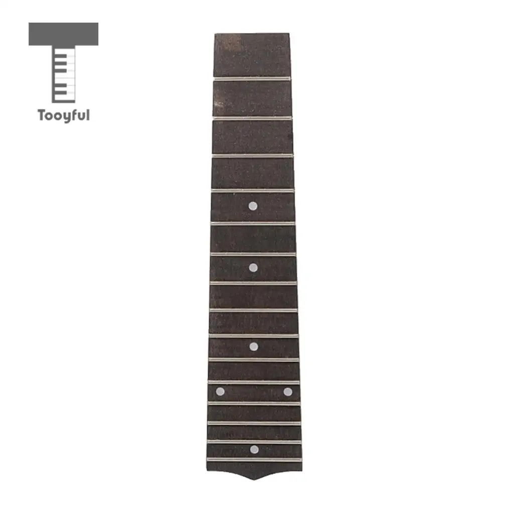 Rosewood 15 frets Ukulele Fingerboard Fretboard Mini 21 inch Ukulele Parts