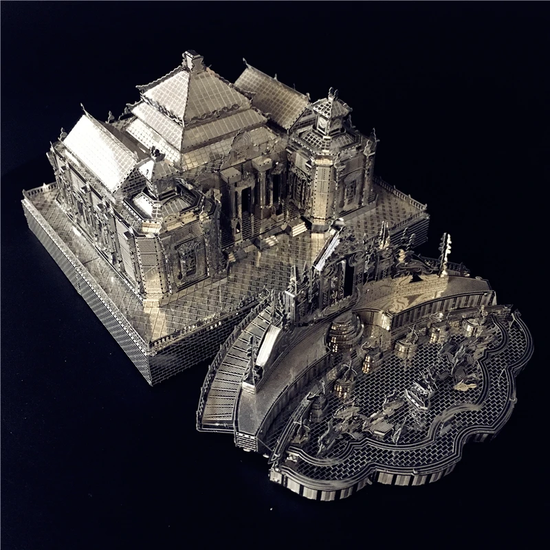 MMZ MODEL 3D Metal Puzzle Dashuifa of The Old Summer Palace Model Kits DIY Assemble Puzzle Laser Cut Jigsaw Building Toys Gift