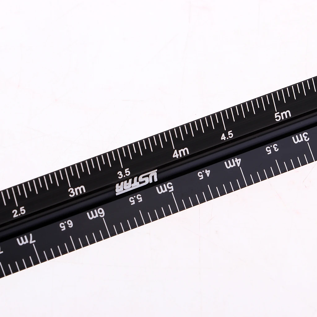 17cm -90038 Model Triangular Scale Ruler For1/12 1/24 /1/32 1/35 1/48 1/72 Model Scale Ruler Measuring Scale Tool