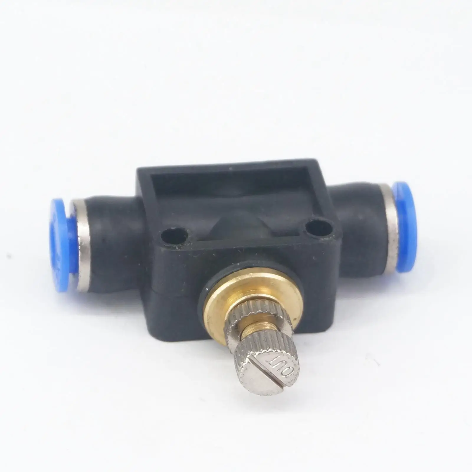 Push Fit Tube O/D 6mm Pneumatic Push In Flow Speed Control Valve Union Quick Release Air Fitting 0.8 Mpa