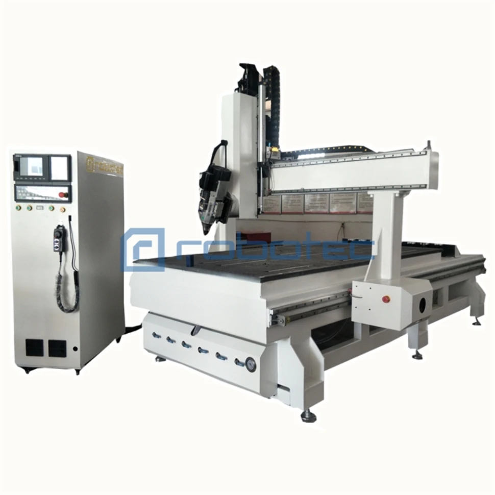 공장 공급 4 축 180 도 스윙 헤드 CNC 라우터 500mm 몰딩 산업용 먹이 높이 ATC CNC 기계