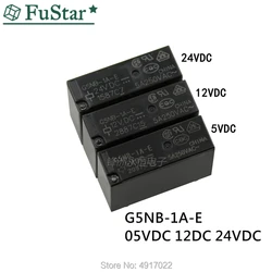 5PCS New original G5NB-1A 05VDC 12VDC 24VDC 24V 4-pin 3A mini G5NB Relay G5NB-1A-E 05V 12V 24V AC alternating current AC DIP4