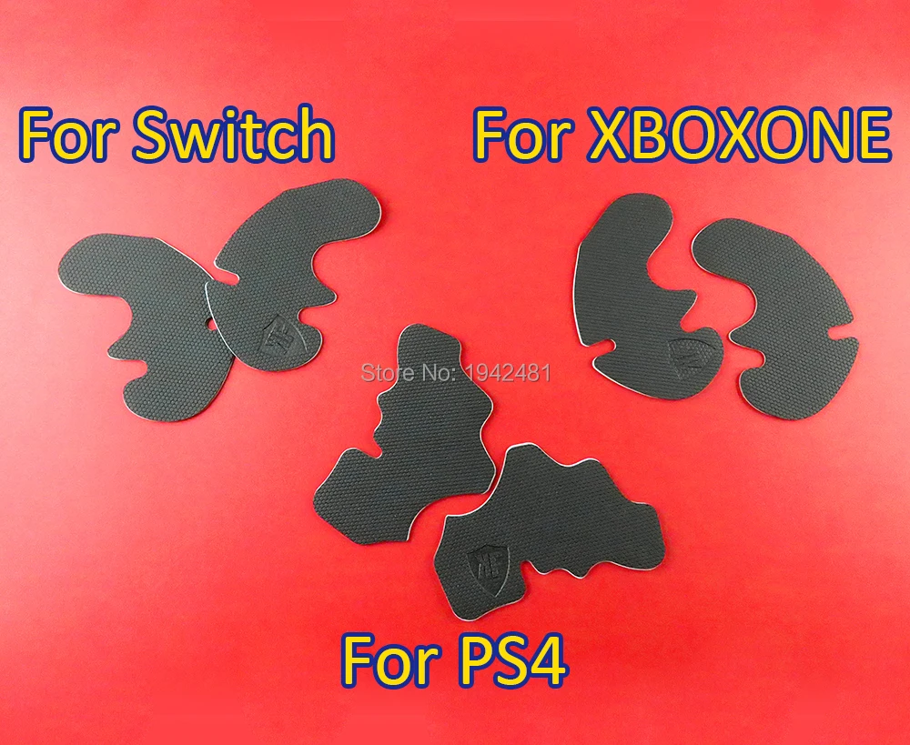 1 مجموعة المضادة للانزلاق غطاء القبضات ل XBOXONE NS التبديل PS4 برو سليم تحكم أكثر ذكاء قبضة اليد حالة الجلد F لعبة الملحقات