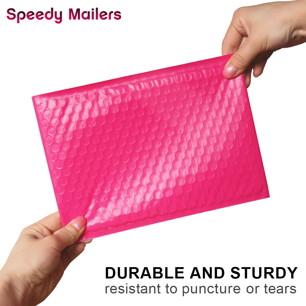 Envelopes para transporte rápido, cores variadas, 175x230mm, 6x9 polegadas, 10 peças