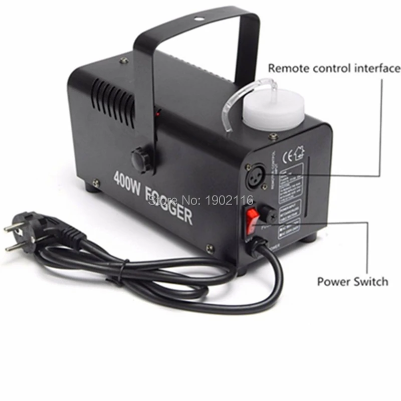 400W Fog Machine/ DJ Disco Mini 400W Smoke Machine For Home Party Wedding /Stage Fogger /Wire Control Smoke Ejector