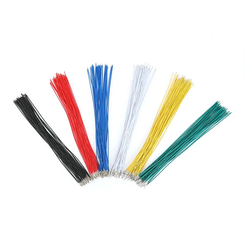 50PCS/20pcs 2.54mm Dupont Cable Single Head Spring Electronic Wire Female Dupont Jumper Wire 25cm 1P for PCB Electric Connect