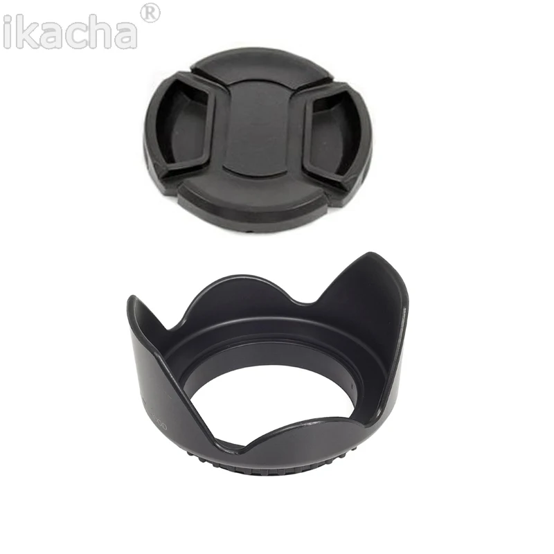 Camera Filter 52 55 58 62 67 72 77 MM UV CPL FLD Circular Filter Set + Petal Flower Lens Hood +Lens Cap for Canon Nikon Pentax