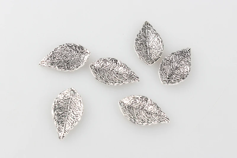 Nowy 20-częściowy 25 * 15MM Nowy Retro Zinc Alloy Leaves Charms Wisiorki dla DIY Akcesoria Prezenty — zdjęcie 4