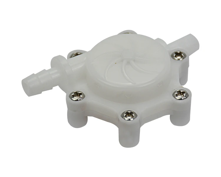 

USN-HS06PA-2 6mm Hose Barb Turbine Water flow Sensor 0.2-2.5L/min 1% Error for drinking Coffee Machine DC24V for PLC