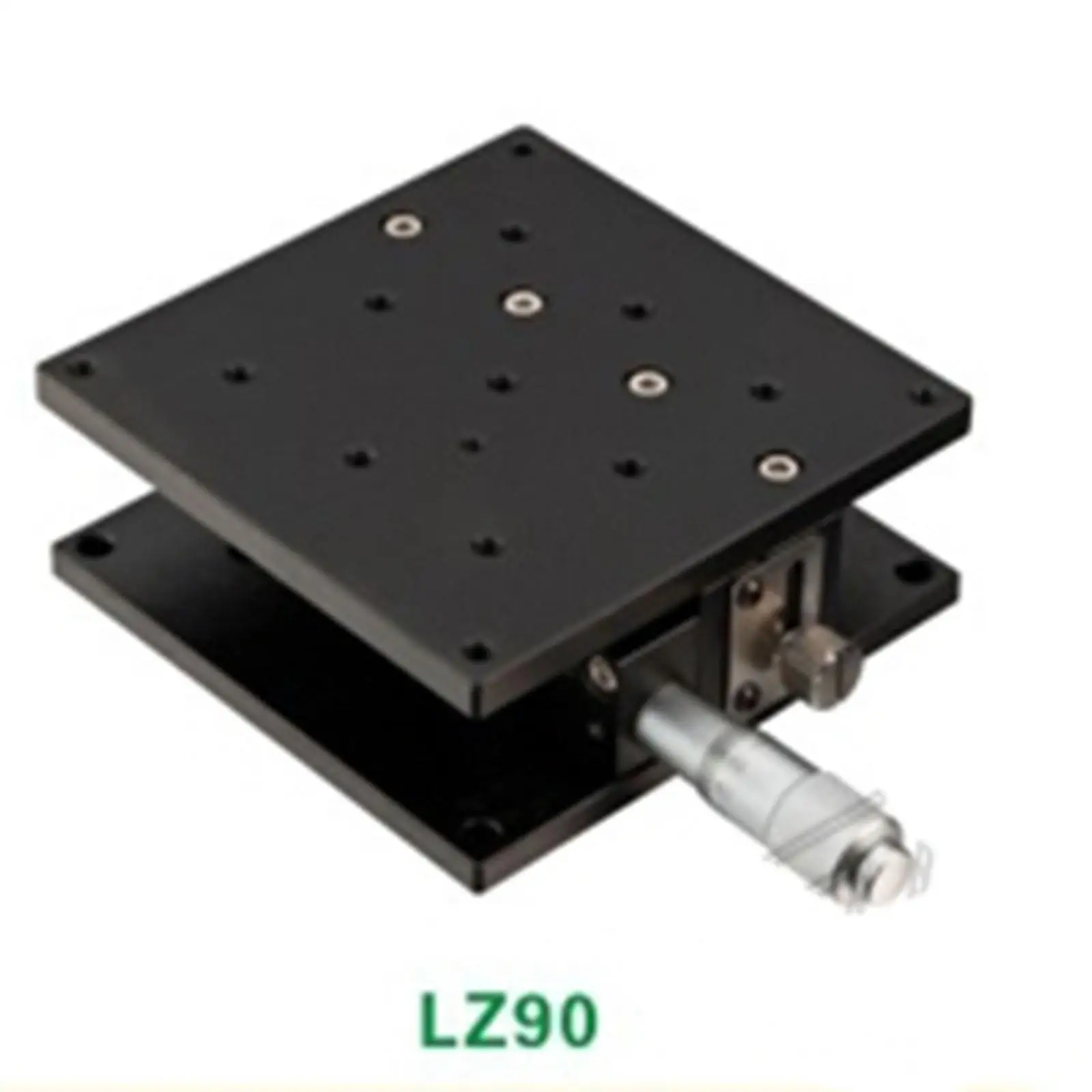 Z Level Axis 90X90MM Platform Bearing Linear Stage Load 49N One Guide