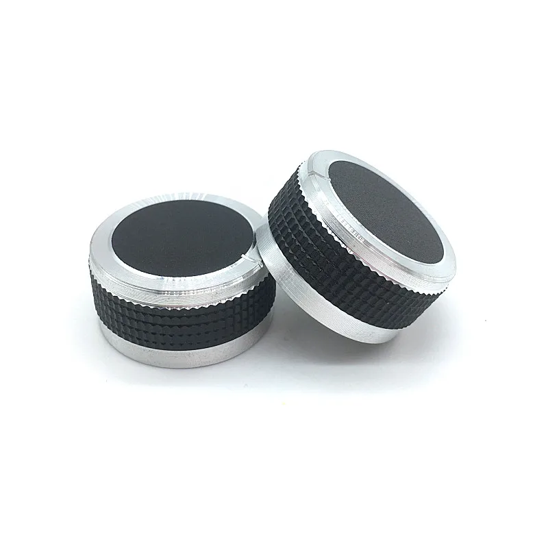 2pcs D Axis Car Volume Knob Power Aplifer Volume Knobs Potentimeter Switch Caps 26x13mm Plum Half Shaft