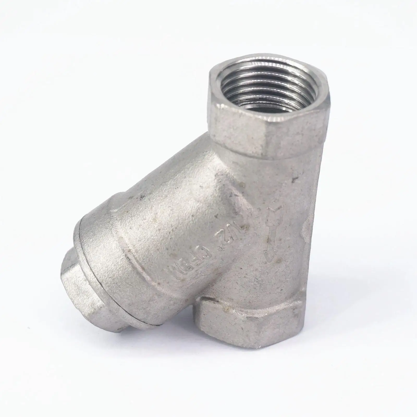 DN15 1/2 "Bsp 304 Rvs Inline Y Filter Zeef 229 Psi