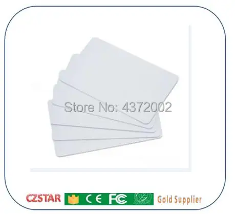 

Free Shipping 1000pcs/Lot RFID 13.56mhz ISO14443A MF S50 Nfc Card Re-writable White Cards for Access control and Attendance