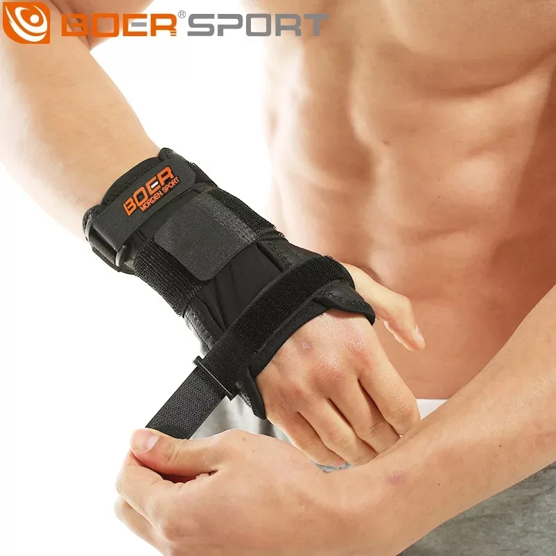 1 Pcs Fitness Dislocation Wrist Movement Sprain Wrist Support Wrist Adjustable Elastic Plate Fixation Fracture  Wrist Brace