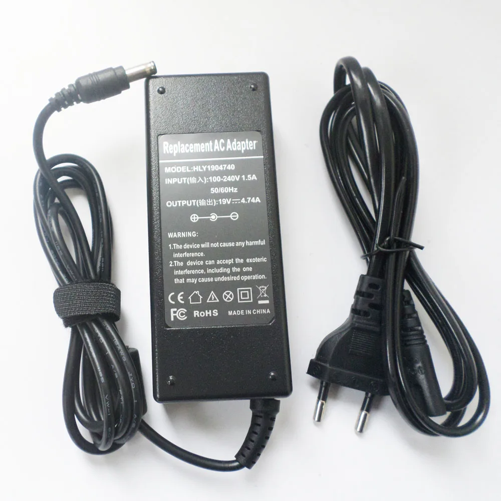 

NEW 19V 4.74A Battery Charger for Samsung X15 X11 SPA-V20 SPA-V20E/E P200 P400 P410 NV5000 GT9000 19V 4.74A AC Power Adapter 90w